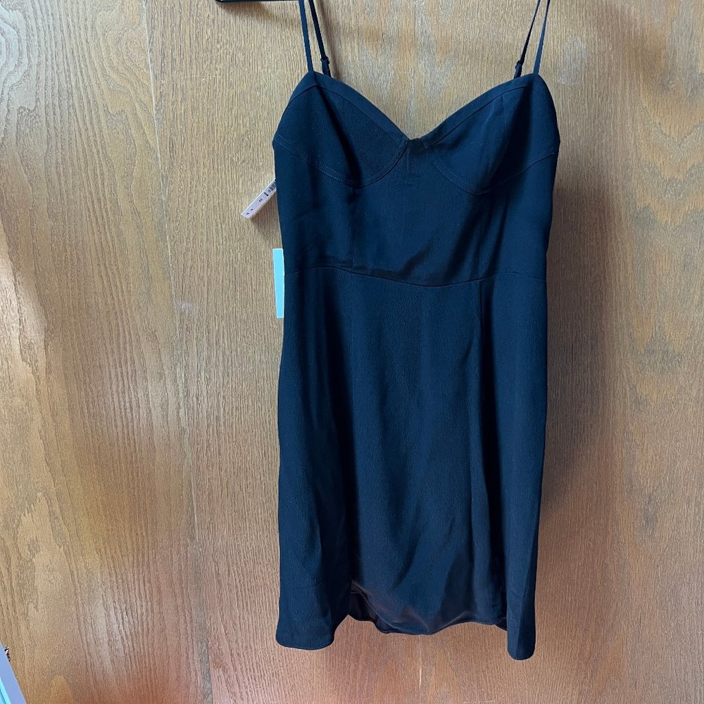 Aritzia Sunday Best Viola mini dress black size s